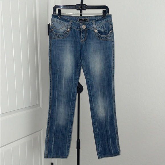 DOLCE AND GABBANA D&G Vintage Low Waist Straight Leg Jeans Size 29 with Stretch. - Picture 1 of 15